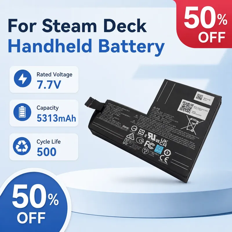 Gaming Console Steam Deck - Baterai Pengganti untuk Konsol Game Genggam