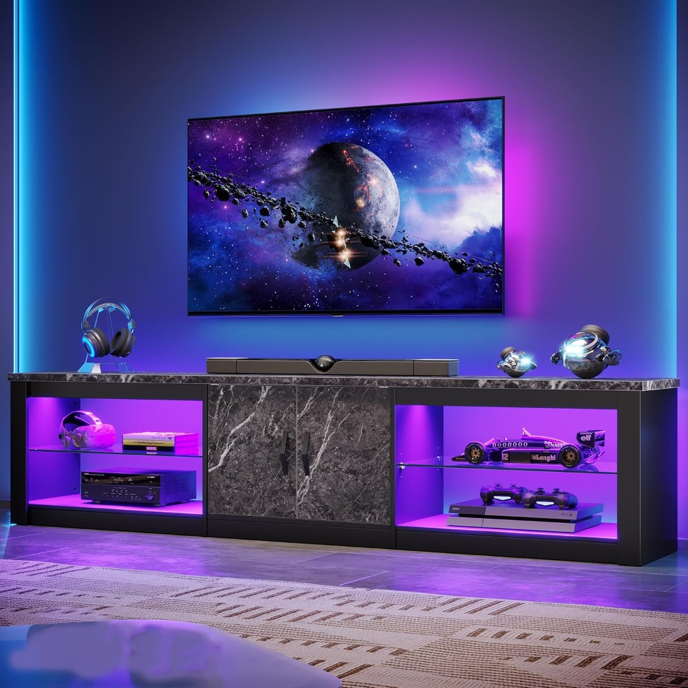 Gaming Console Entertainment Center - Rak TV 80 Inci untuk TV