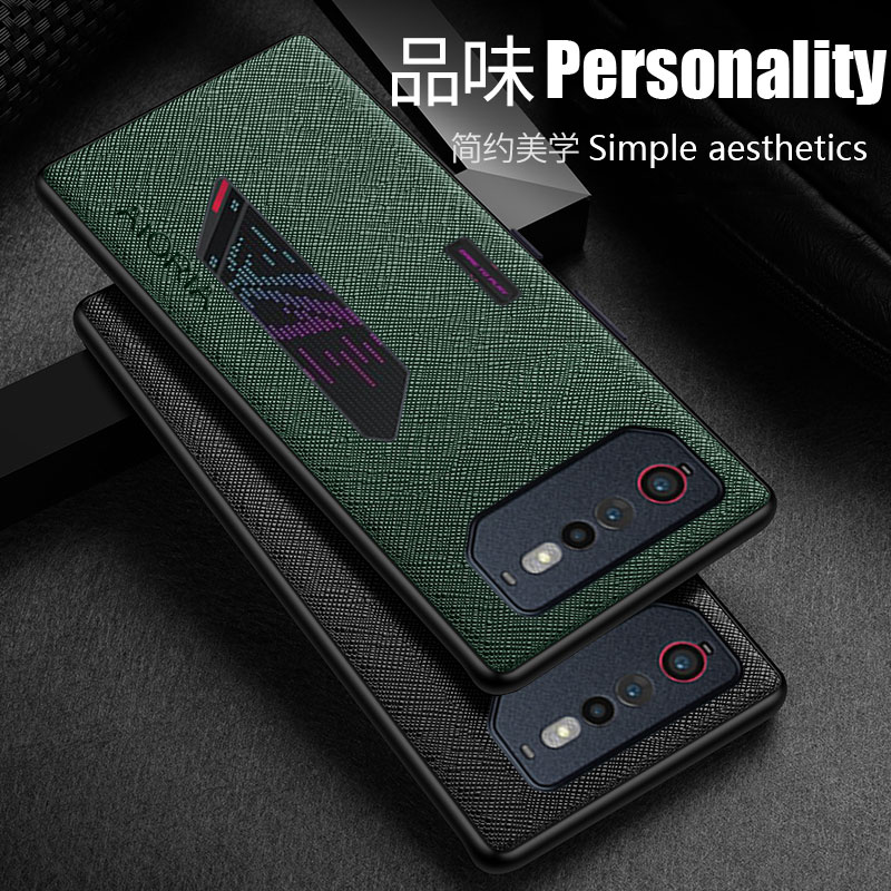 Gaming Console Rog - Casing kulit mewah untuk ponsel Asus