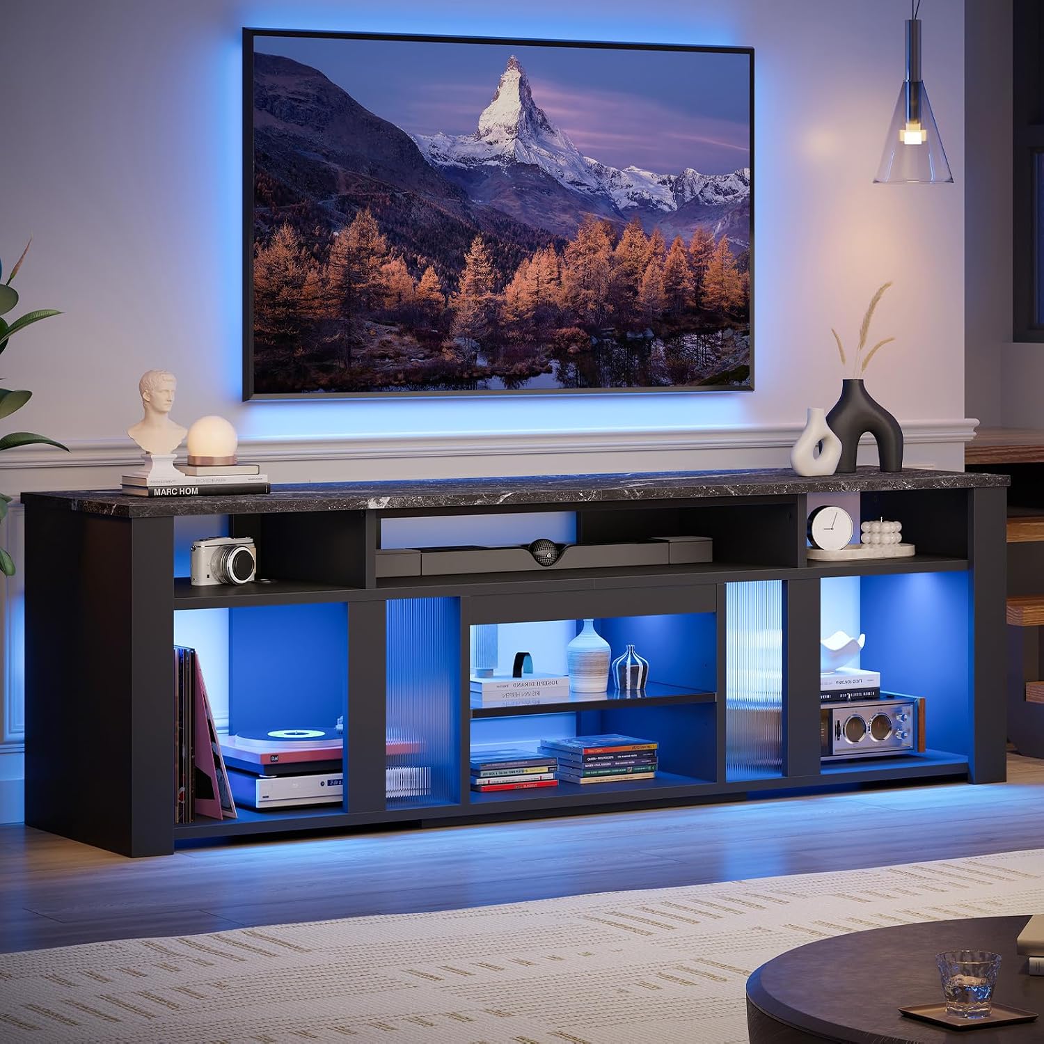 Gaming Console Entertainment Center - Meja TV 80 Inci untuk TV