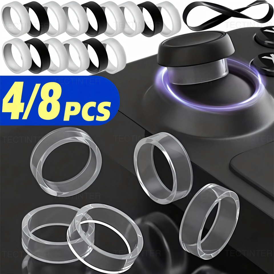 Gaming Console Steam Deck - 4/8 Buah Cincin Karet Joystick Pelindung