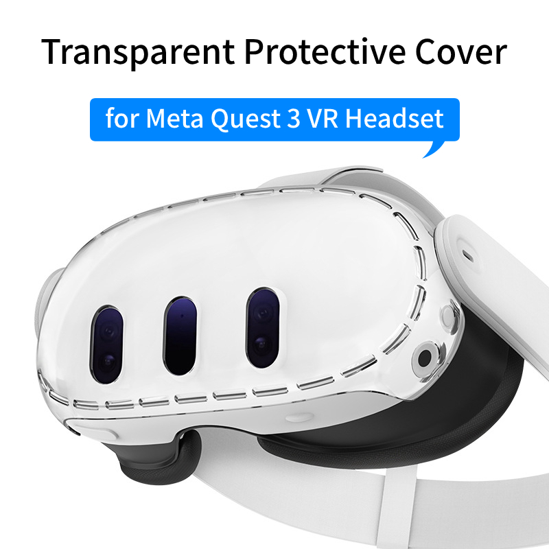 Vr Lens Protector - Casing pelindung helm transparan, penutup pelindung