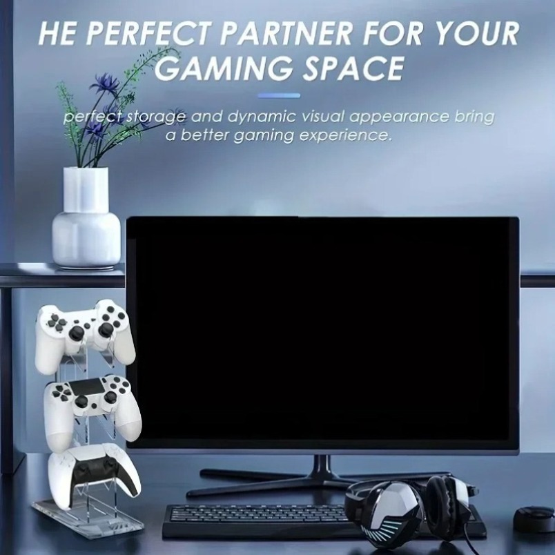 Rak Display Desktop Kompak 3 T - Gaming Console Organizer ulasan dan harga