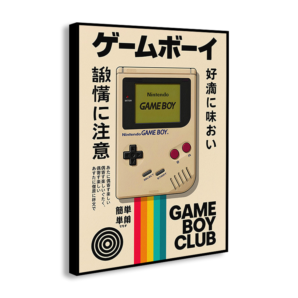 Poster Cetak Seni Dinding Kanv - Gaming Console Japan ulasan dan harga