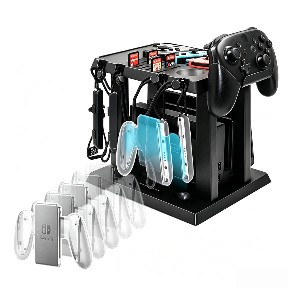 Braket Penyimpanan All-in-one  - Gaming Console Organizer ulasan dan harga