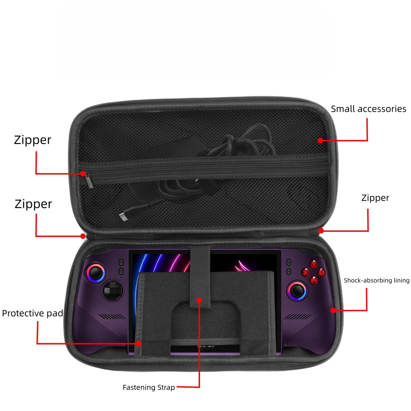 Tas Jinjing untuk MSI Claw 8 E - Gaming Console Organizer ulasan dan harga