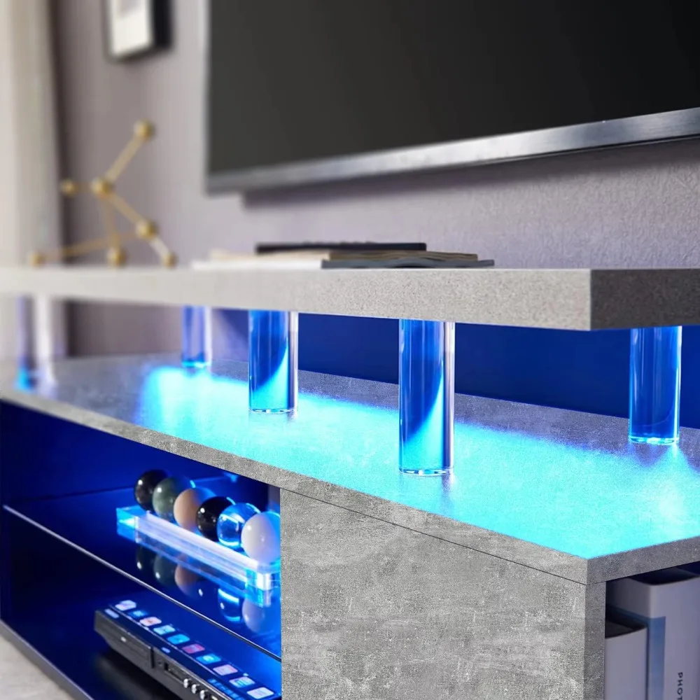 Meja TV untuk TV LED 70 Inch,  - Gaming Console Entertainment Center ulasan dan harga