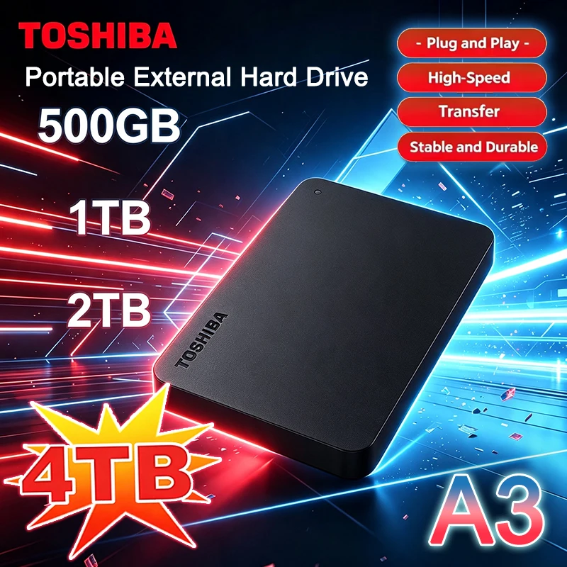 Toshiba A3 Canvio Basics 500GB - Gaming Console Driving ulasan dan harga