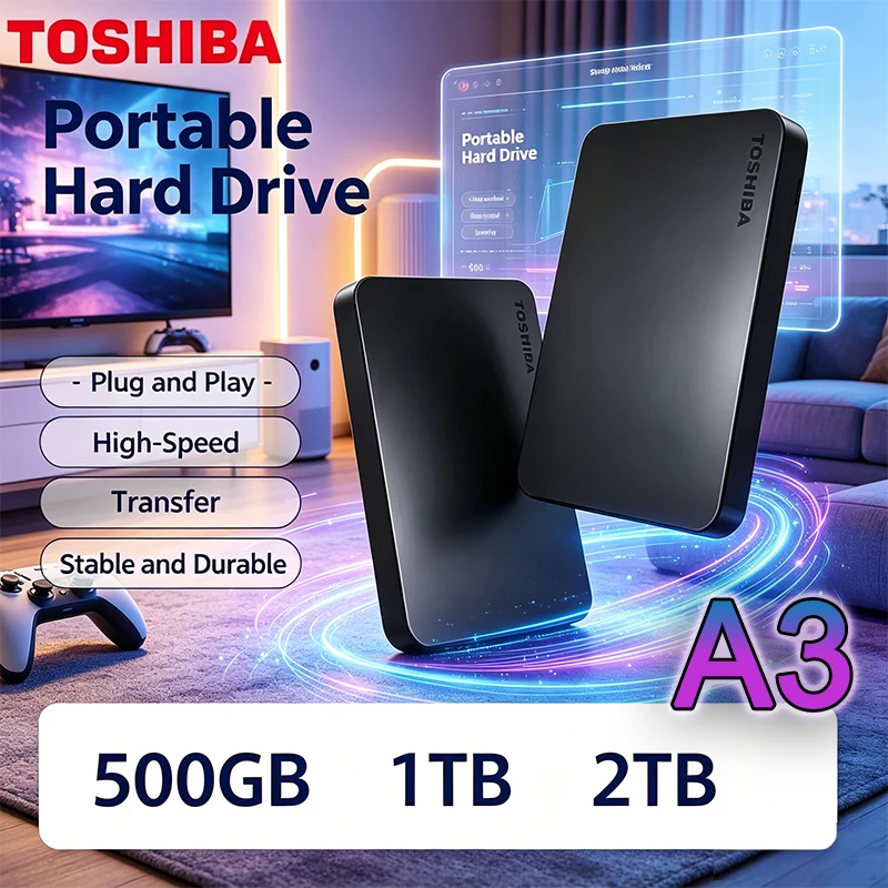Toshiba A3 Canvio Basics 500GB - Gaming Console Driving ulasan dan harga