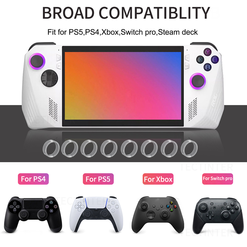 4/8 Buah Cincin Karet Joystick - Gaming Console Steam Deck ulasan dan harga