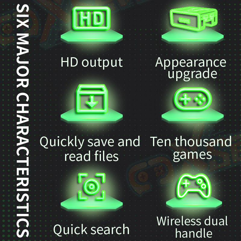 Konsol Game Video 4K Sistem Li - Gaming Console Gs5 ulasan dan harga