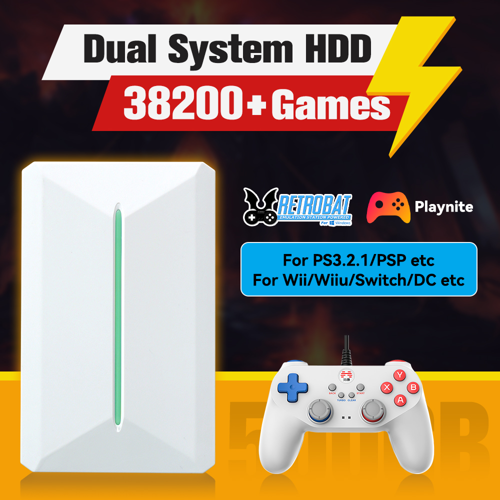 Sistem Retrobat & Playnite HDD - Gaming Console Gs5 ulasan dan harga