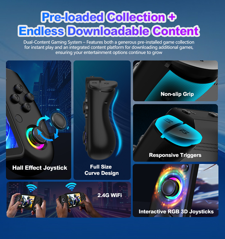 Konsol Game Genggam RG43H Pro  - Gaming Console Options ulasan dan harga