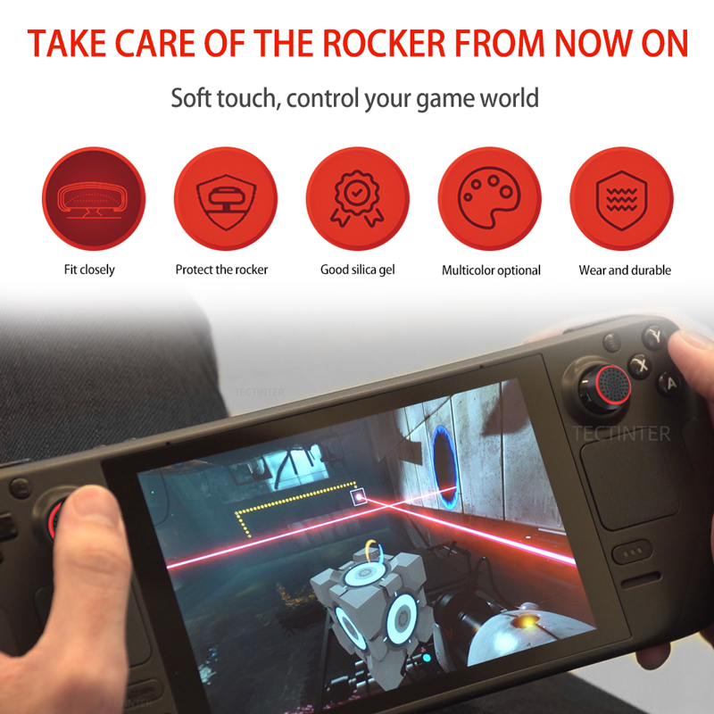 2/4 Buah Tutup Pegangan Joysti - Gaming Console Steam Deck ulasan dan harga