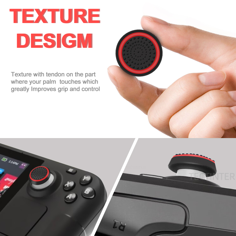 2/4 Buah Tutup Pegangan Joysti - Gaming Console Steam Deck ulasan dan harga