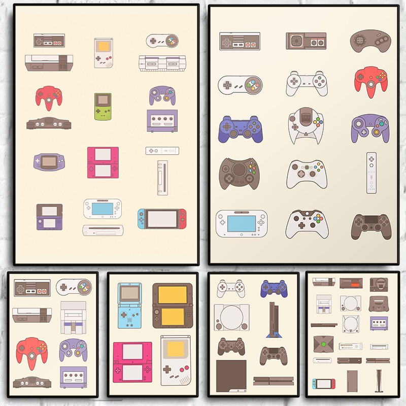 Poster Evolusi Perangkat Gengg - Gaming Consoles ulasan dan harga