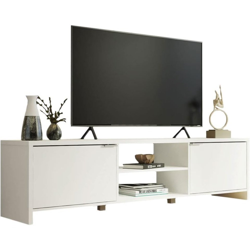 Meja TV Konsol Media Besar den - Gaming Console Entertainment Center ulasan dan harga