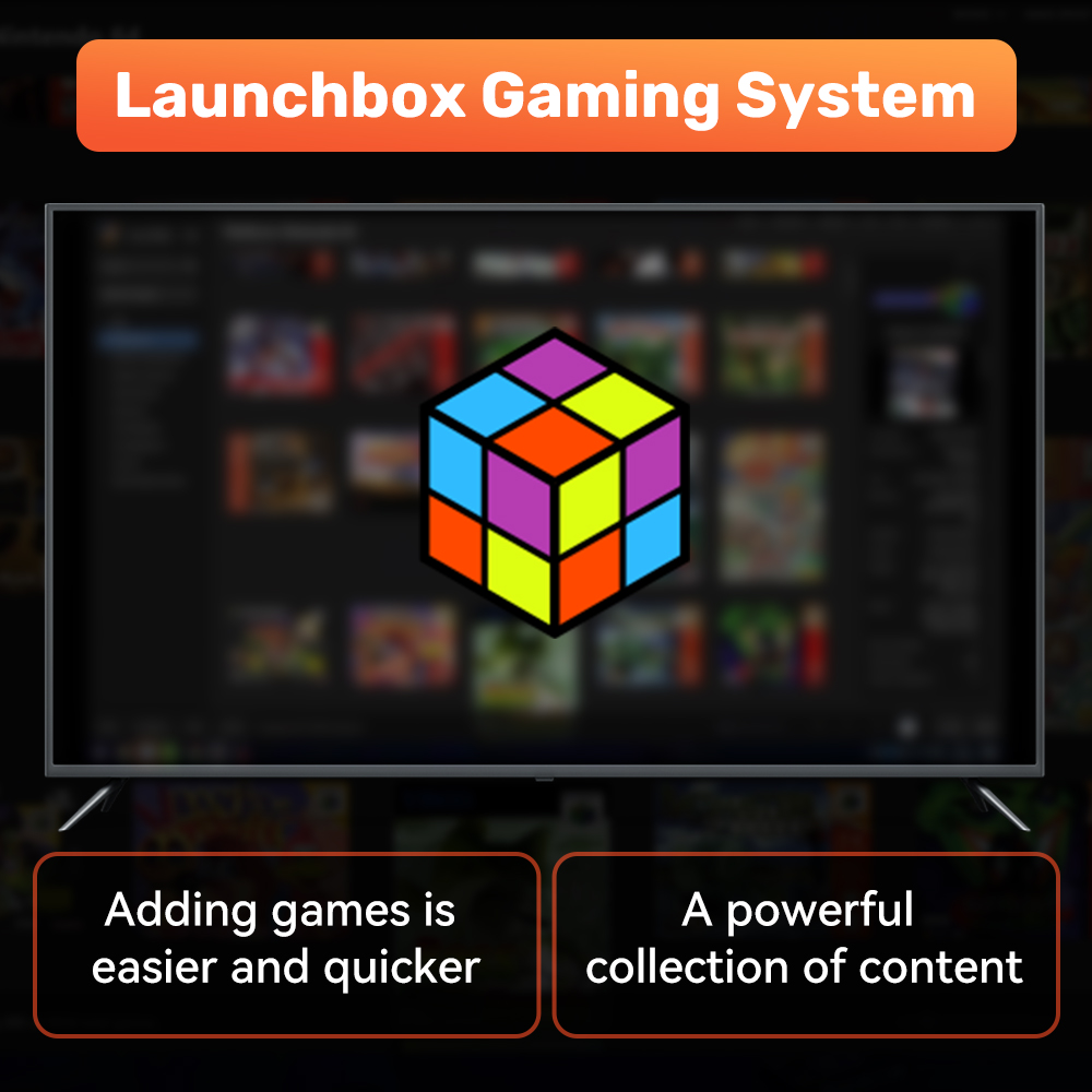 Launchbox konsol Game Emulator - Gaming Console Cube ulasan dan harga